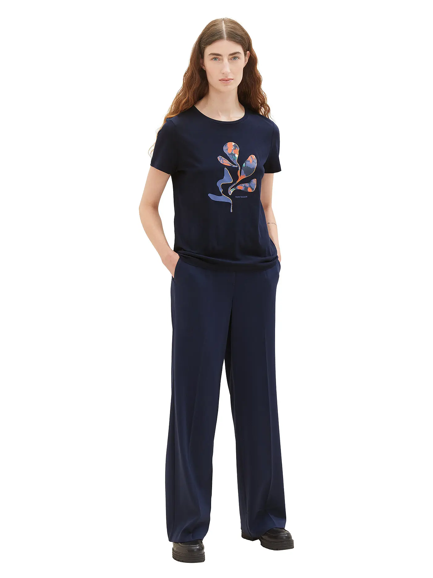 TOM TAILOR | T-Shirt | dunkelblau